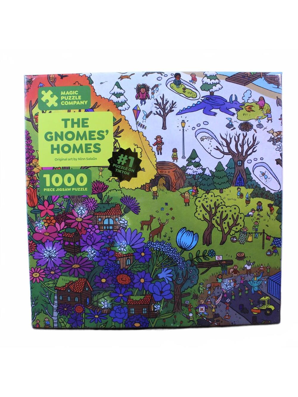 Magic Puzzle Company The Gnomes' Homes 1000pc Series 3 Sealed Magic Shift NIB